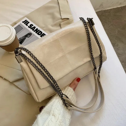 Luxury Handbags Women Bags Designer Vintage Shoulder Bag New Chain Messenger Bags Soft Flap Shoulder Crossbody Pack Women Purse