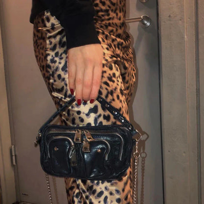 New Leopard Crossbody Bags For Women  Luxury Handbags Designer Ladies Hand Shoulder Messenger Bag Sac A Main Female