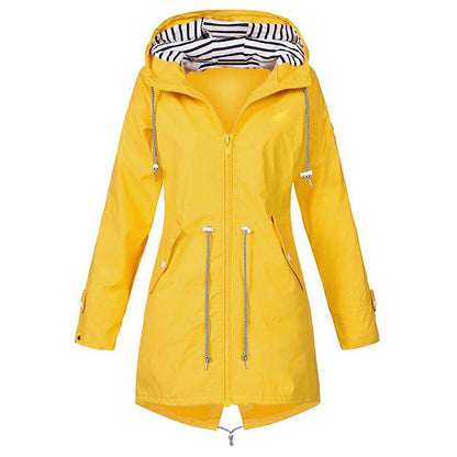 Women Raincoat Transition Jacket SunsetAutumn Winter Rain Coat Hiking Jacket Outdoor Camping Jacket Coat Sport Clothing