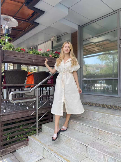 Summer Women Dress Shirt Dress Long Evening Female Vintage Maxi Party Oversize Beach Woman Dresses Casual Elegant Prom Green