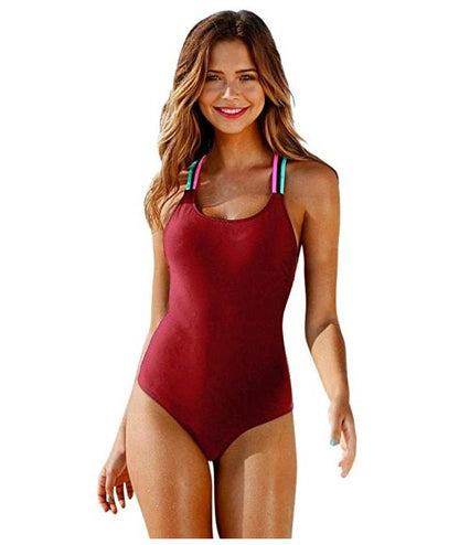 Women Swimsuit Female Bikini One Piece Swimwear Backless Beachwea Bikini Push-Up Padded Bathing