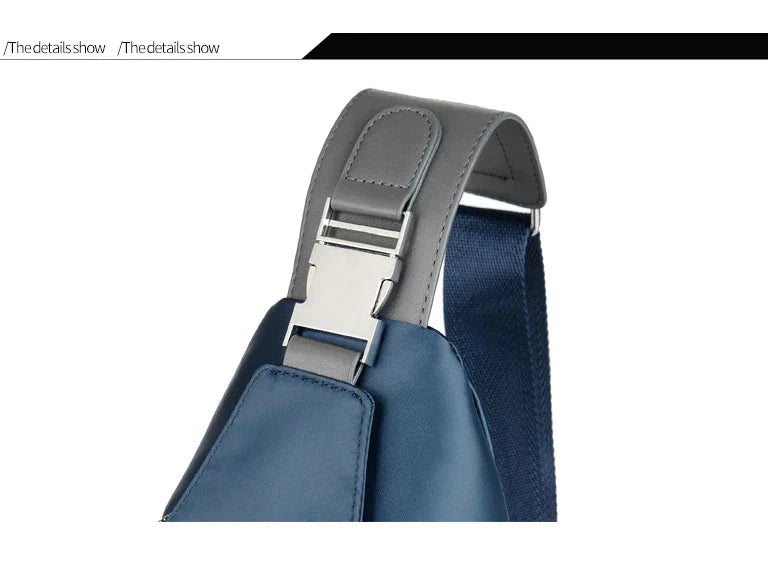 Men's Messenger bag shoulder Oxford cloth Chest Bags Crossbody Casual messenger bags Man USB charging Multifunction Handbag