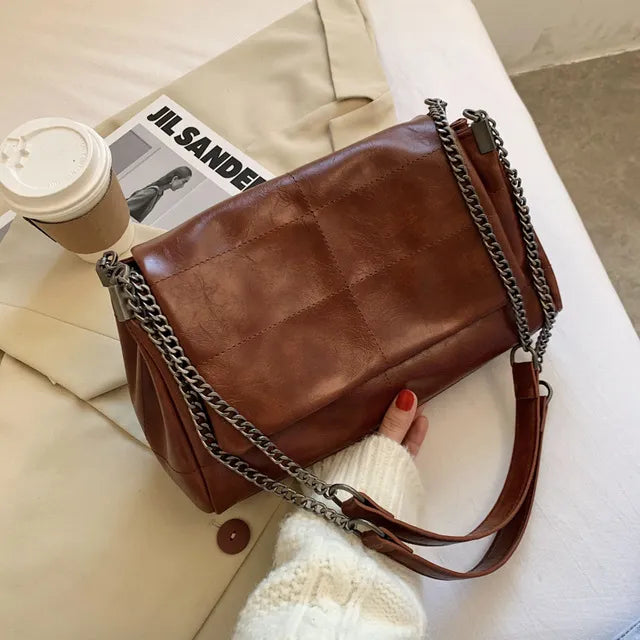 Luxury Handbags Women Bags Designer Vintage Shoulder Bag New Chain Messenger Bags Soft Flap Shoulder Crossbody Pack Women Purse