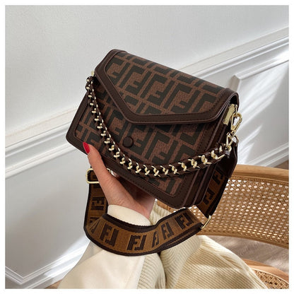 Luxury Designer Handbag Ladies Bag Trend Single Shoulder Bag Buckle Messenger Bag Small Square Bag Female Totes PU Mini Handbag