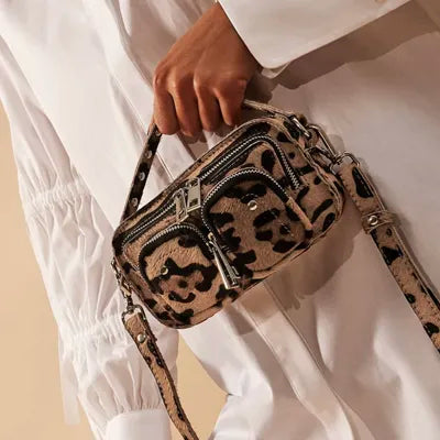 New Leopard Crossbody Bags For Women  Luxury Handbags Designer Ladies Hand Shoulder Messenger Bag Sac A Main Female