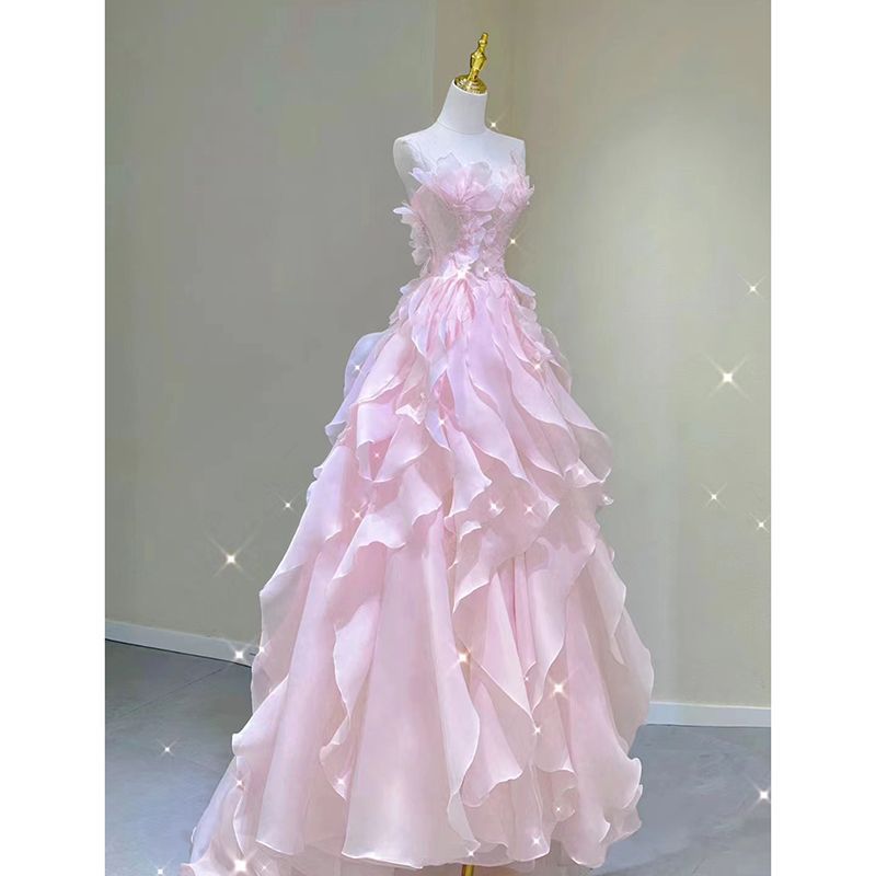 dingdamall fruitful fashion dress to impress Evening Dress for Women New Banquet Elegant Host Light Luxury Niche Can Wear at Ordinary Times