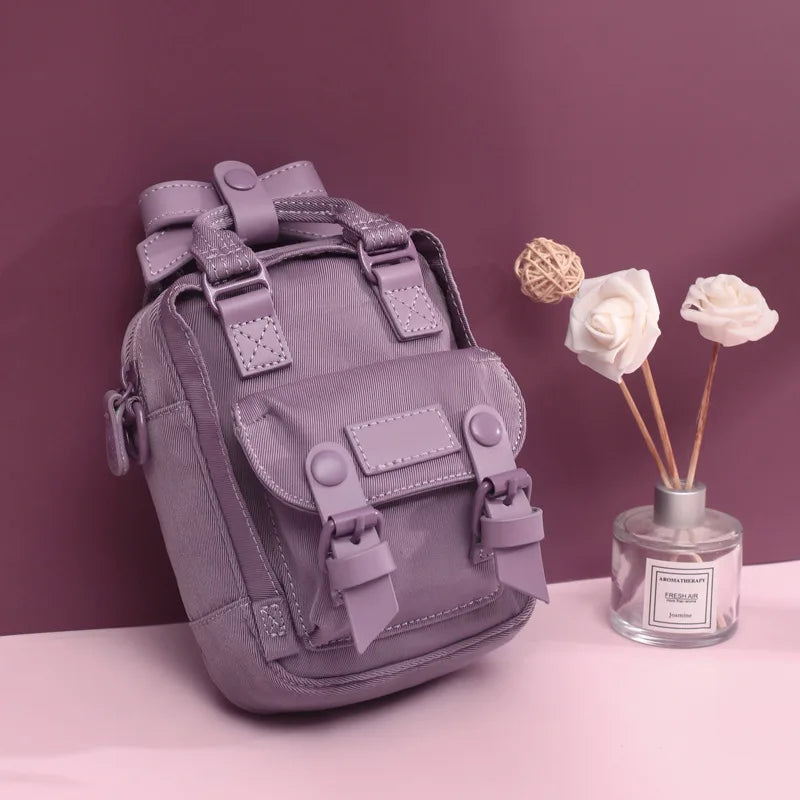 New Lovely Women Mini Backpack Waterproof Small Bagpack Cute Backpacks Ladies Shoulder Crossbody Bag Female Bolsa