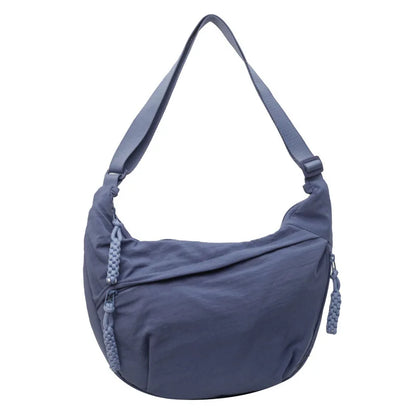 Nylon Shoulder Bag New Summer High-capacity Women's Crossbody Dumpling Bag Versatile and Niche Design Messenger Bag