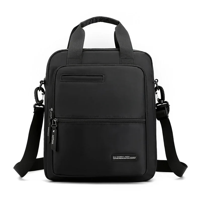 Men's Shoulder Messenger Bag Large Capacity 13 Inch Laptop Computer Bag Handbag Waterproof Briefcase Oxford Cloth Crossbody Bags