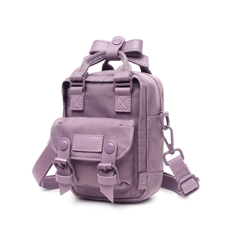 New Lovely Women Mini Backpack Waterproof Small Bagpack Cute Backpacks Ladies Shoulder Crossbody Bag Female Bolsa