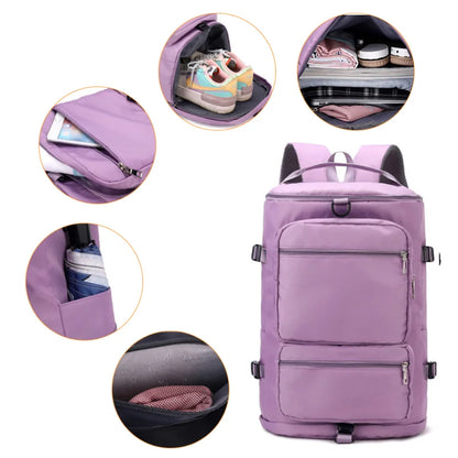 Fitness Sports Women's High-capacity Backpack Multifunctional Lady Weekend Yoga Luggage Zipper Lightweight Swim Crossbody Bag