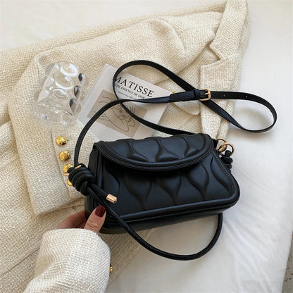 Fashion Small PU Leather Crossbody Shoulder Bags for Women Luxury Underarm Handbag Fashion Ladies armpit Purses In Trend