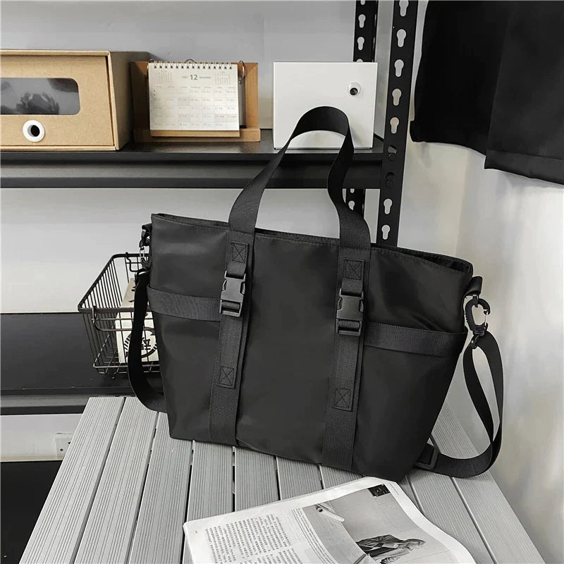 Waterproof Women Travel Handbag Large Capacity Ladies Messenger Bag Solid Color Female Crossbody Nylon Shoulder Bag Women