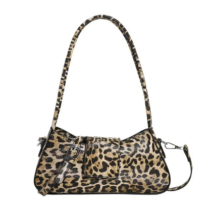 Women Shoulder Bags New Sweet Cool Spice Girls Handbag Personality Leopard Print Fashionable Casual Crossbody Bag