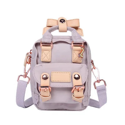 New Lovely Women Mini Backpack Waterproof Small Bagpack Cute Backpacks Ladies Shoulder Crossbody Bag Female Bolsa