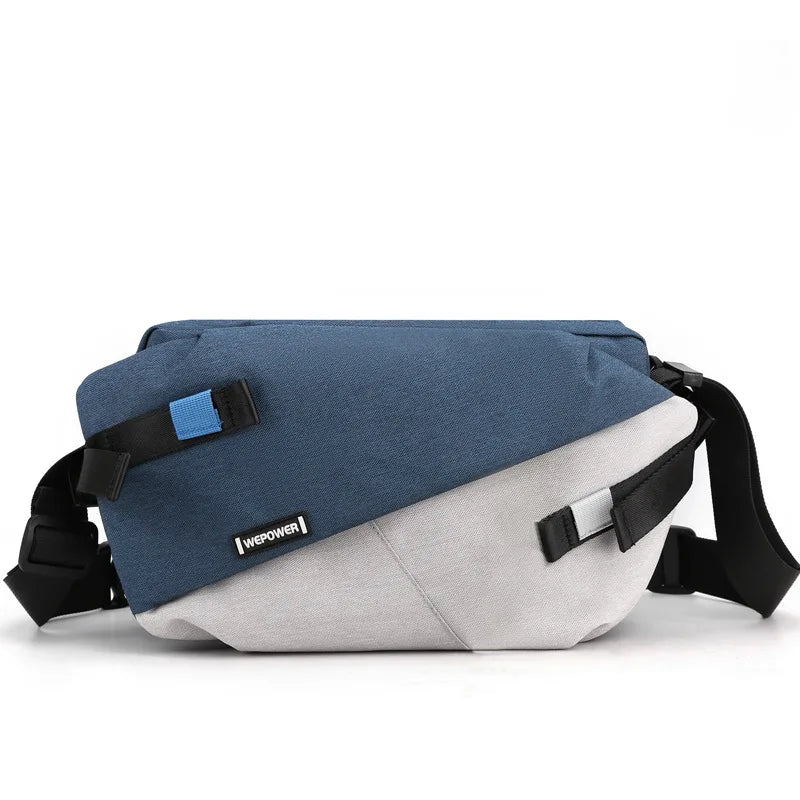 New Trend Messenger Bag Multi-function Sports Chest Bag Oxford Cloth Unisex Large-capacity Shoulder Bag  Crossbody Bags for Men