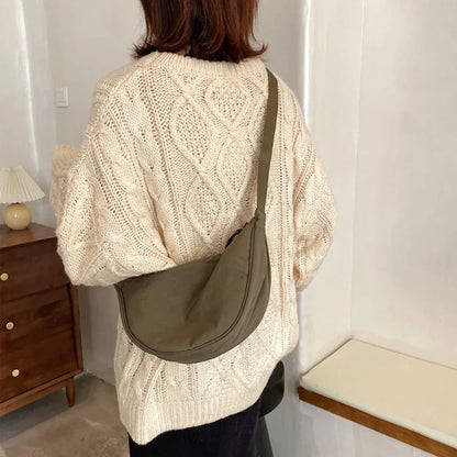 Casual Nylon Hobos Crossbody Bag for Women Designer Shoulder Bags Large Capacity Tote Lady Travel Shopper Bag Female Purses