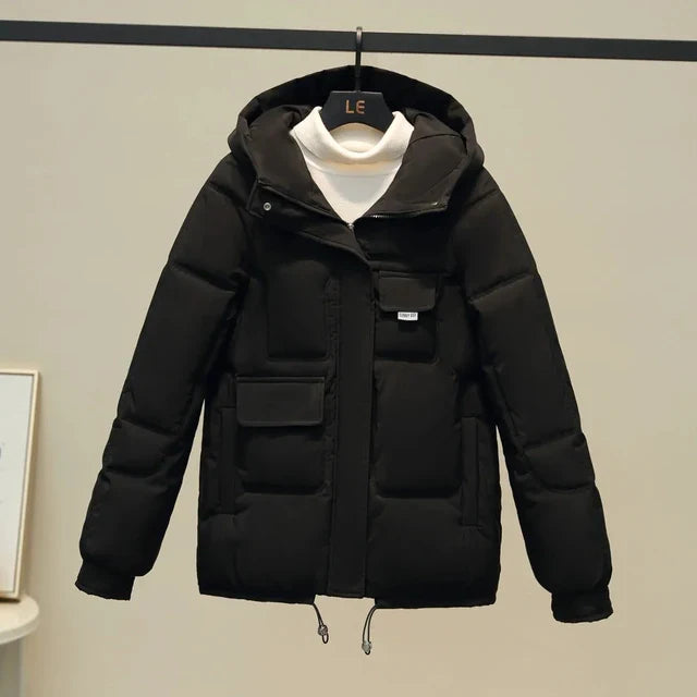 Women's Winter Jacket New Parkas  Hooded Thicken Warm Jackets Outwear Casual Loose Cotton Padded Coat Female Clothing