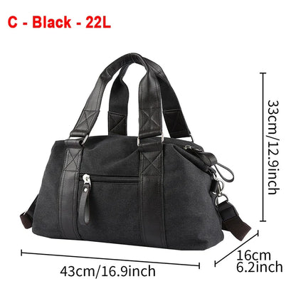 Men Crossbody Bag Canvas Vintage Business Handbag for Men Casual 13 inch Laptop Large Capacity Durable  Briefcase Men Bag