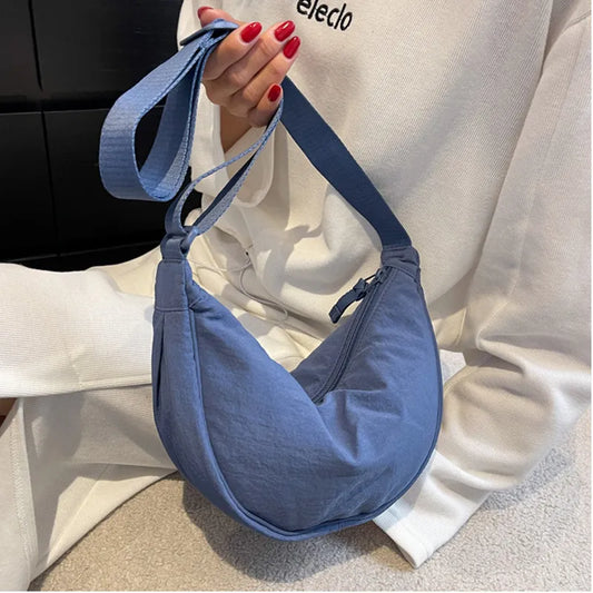 Casual Nylon Hobos Crossbody Bag for Women Designer Shoulder Bags Large Capacity Tote Lady Travel Shopper Bag Female Purses