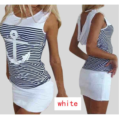 Summer Dress Hooded Sweatshirt O-neck Sexy Elegant Women Party Dresses Fashion Bodycon Short Dress Package Hips Slim Female