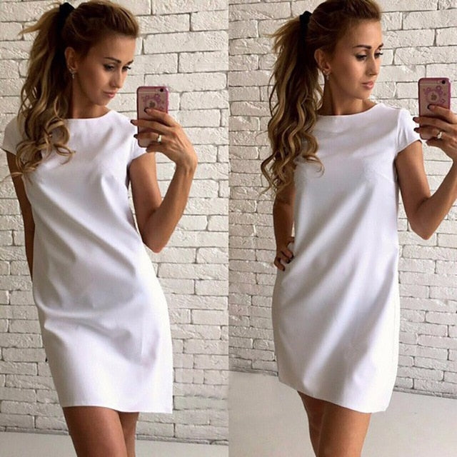 Summer Dress Hooded Sweatshirt O-neck Sexy Elegant Women Party Dresses Fashion Bodycon Short Dress Package Hips Slim Female