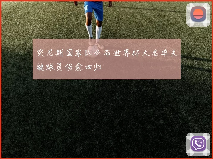 突尼斯国家队公布世界杯大名单关键球员伤愈回归