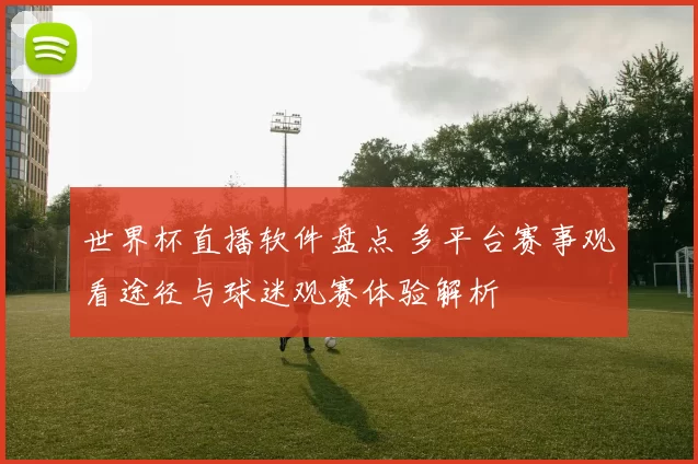 世界杯直播软件盘点 多平台赛事观看途径与球迷观赛体验解析