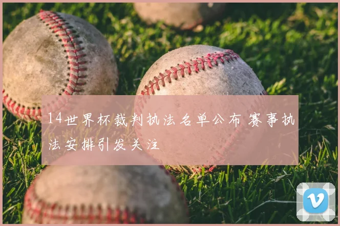 14世界杯裁判执法名单公布 赛事执法安排引发关注